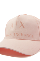قبعة بيسبول غابردين بشعار الماركة AX